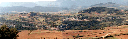 a beatifull panorama, as seen in Rennes-le-Ch&acirc;teau&eacute